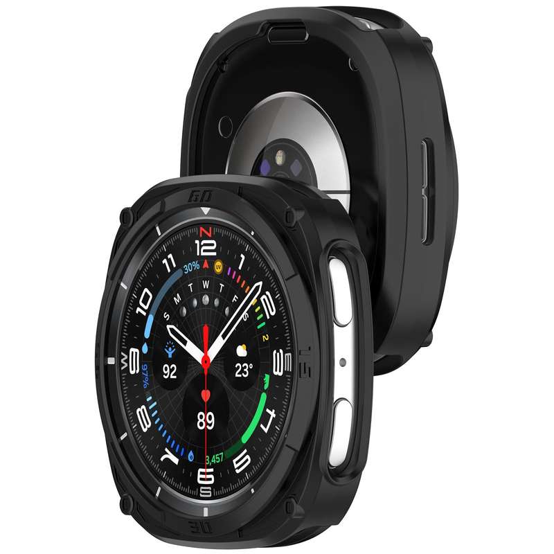 For Samsung Galaxy Watch8 44mm Hollow Digital Armor TPU Watch Protective Cover(Green)