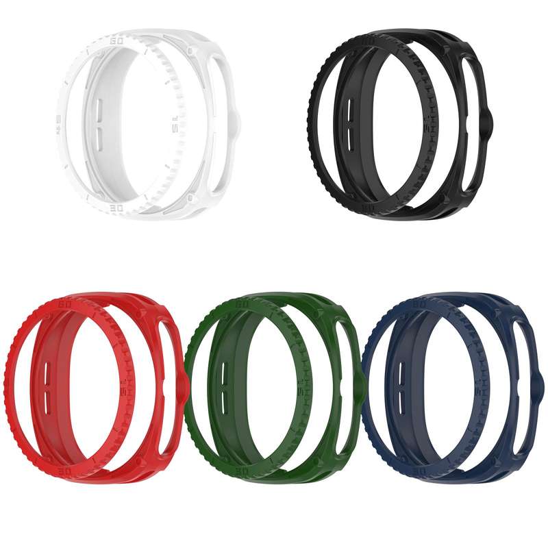 For Samsung Galaxy Watch8 44mm Hollow Digital Armor TPU Watch Protective Cover(Green)