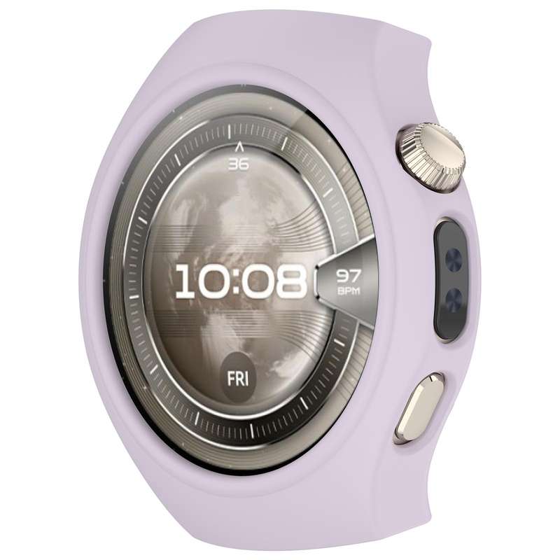 For Huawei Watch 5 46mm Silicone Watch Protective Cover(Ivory White)