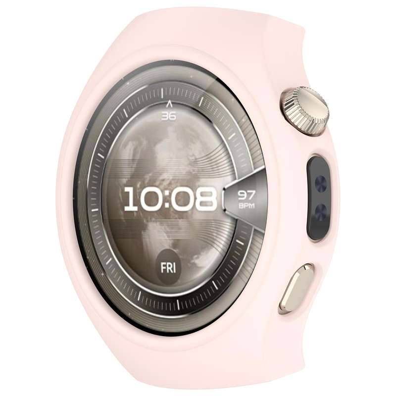 For Huawei Watch 5 46mm Silicone Watch Protective Cover(Ivory White)