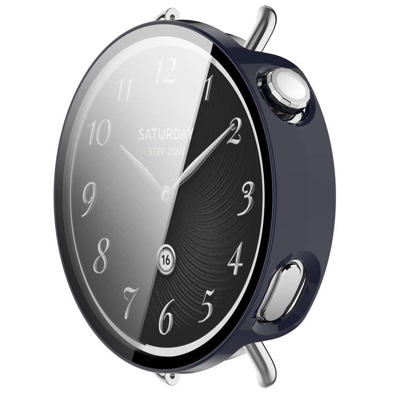 For Xiaomi Watch S4 41mm Tempered Film Integrated PC Watch Protective Cover(White)