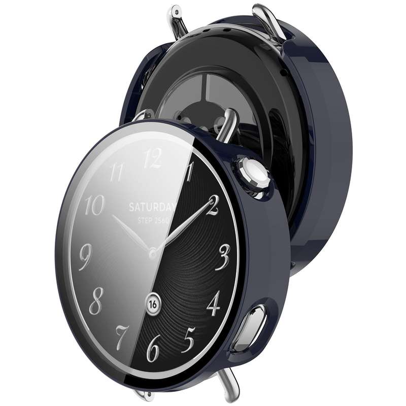 For Xiaomi Watch S4 41mm Tempered Film Integrated PC Watch Protective Cover(White)