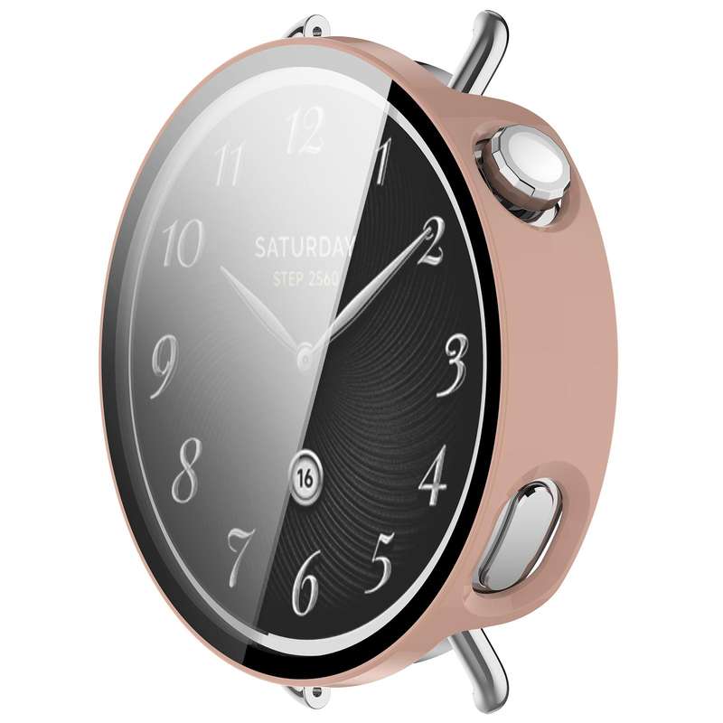 For Xiaomi Watch S4 41mm Tempered Film Integrated PC Watch Protective Cover(White)