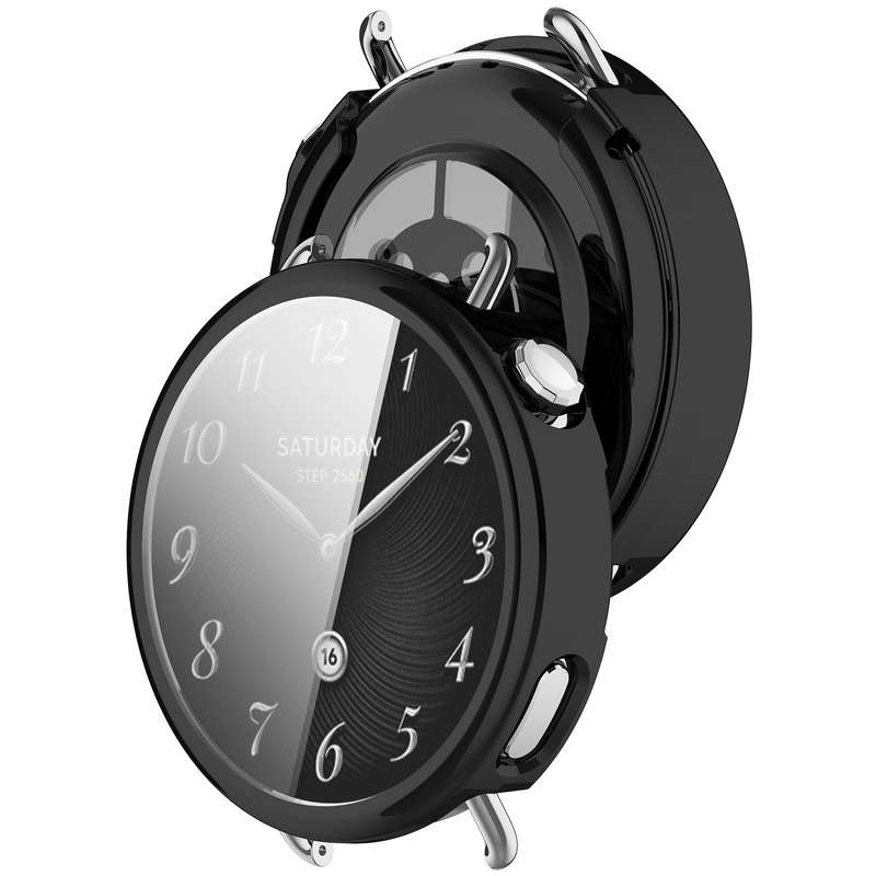 For Xiaomi Watch S4 41mm Electroplated All Coverage TPU Watch Protective Cover(Transparent)