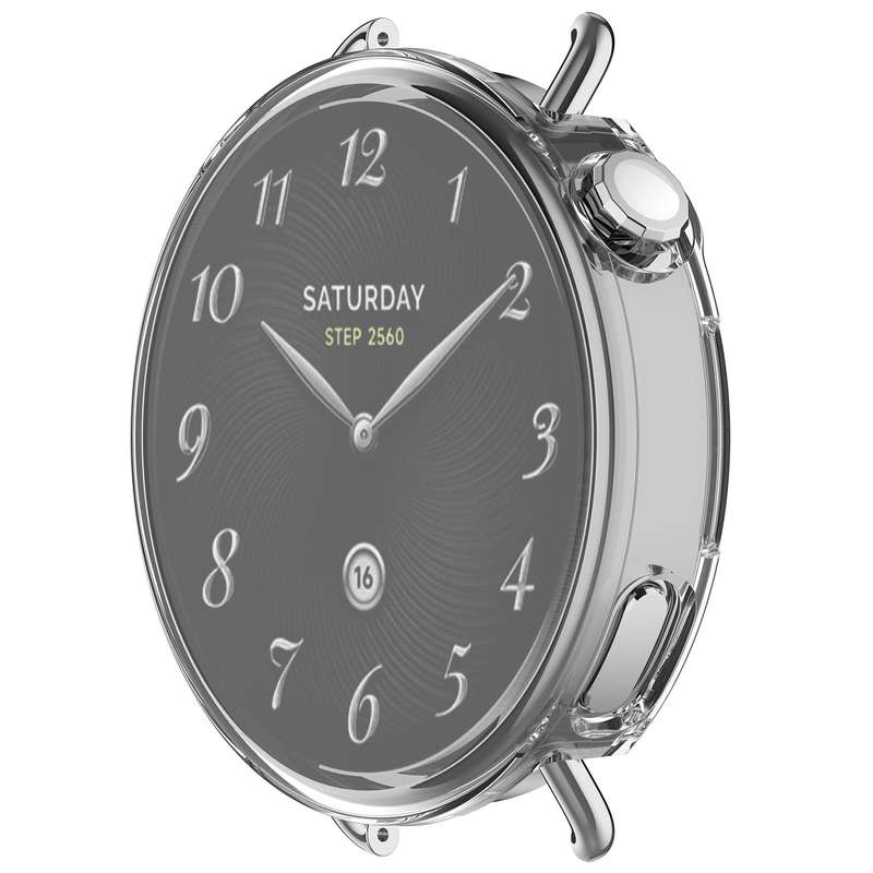 For Xiaomi Watch S4 41mm Electroplated All Coverage TPU Watch Protective Cover(Transparent)