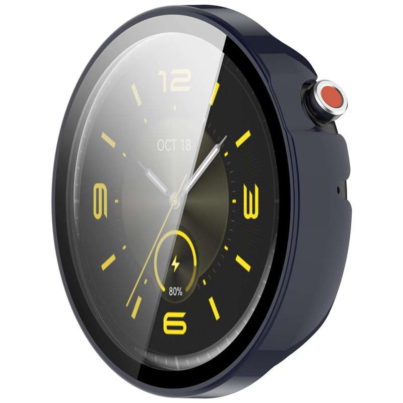 For Honor Watch Fit Elegant Tempered Film Integrated PC Watch Protective Cover(Ivory White)