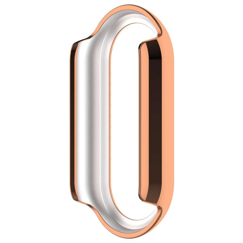 For Xiaomi Smart Band 10 / 10 NFC Single Row Diamond Half Coverage Hollow TPU Watch Cover(Transparen