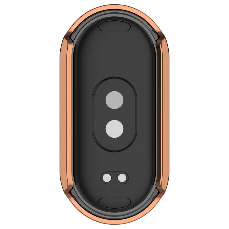 For Xiaomi Smart Band 10 / 10 NFC Single Row Diamond Half Coverage Hollow TPU Watch Cover(Transparen