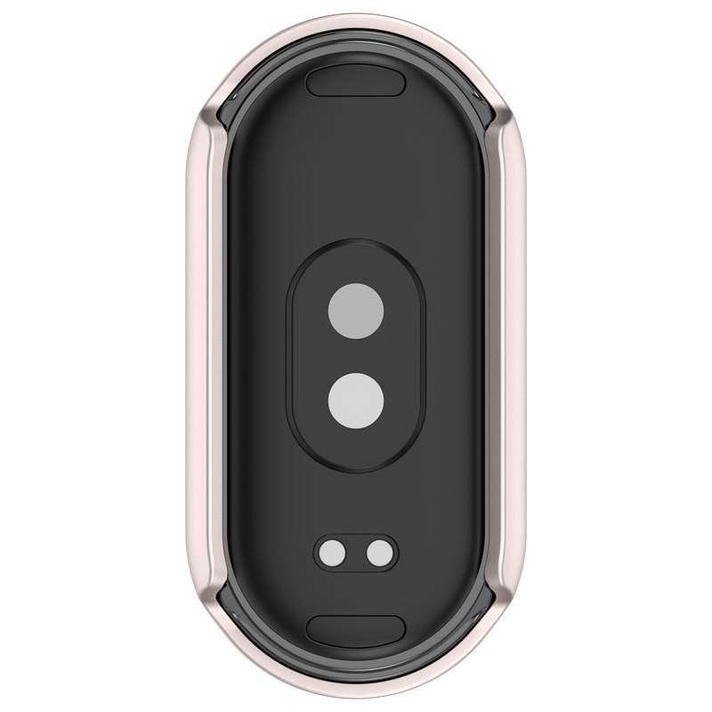 For Xiaomi Smart Band 10 / 10 NFC Single Row Diamond Half Coverage Hollow TPU Watch Cover(Transparen