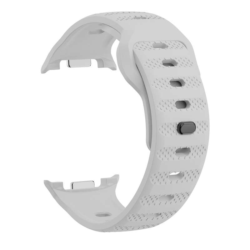 For Samsung Galaxy Watch 8 40mm / 44mm Dots Texture Black Buckle Silicone Watch Band(Black)