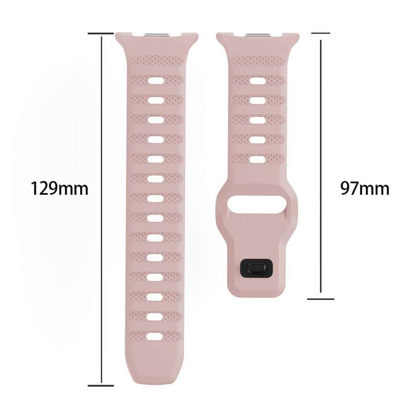 For Samsung Galaxy Watch 8 40mm / 44mm Dots Texture Black Buckle Silicone Watch Band(Black)
