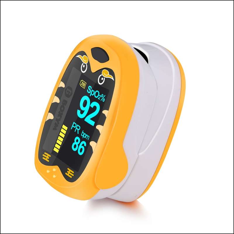 Pediatric Finger Pulse Oximeter Neonatal Blood Oxygen Children Kids Rechargeable USB Infant Blood Ox