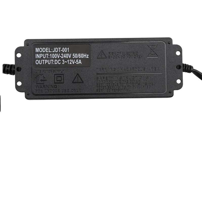 AC To DC Adjustable Voltage Power Adapter Universal Power Supply Display Screen Power Switching Char