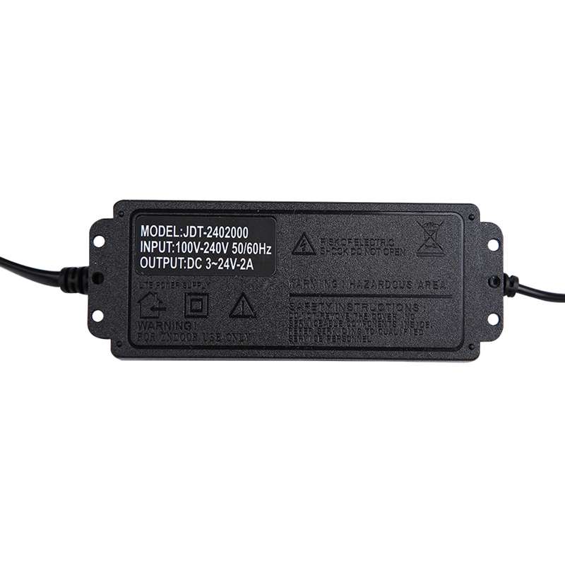 AC To DC Adjustable Voltage Power Adapter Universal Power Supply Display Screen Power Switching Char