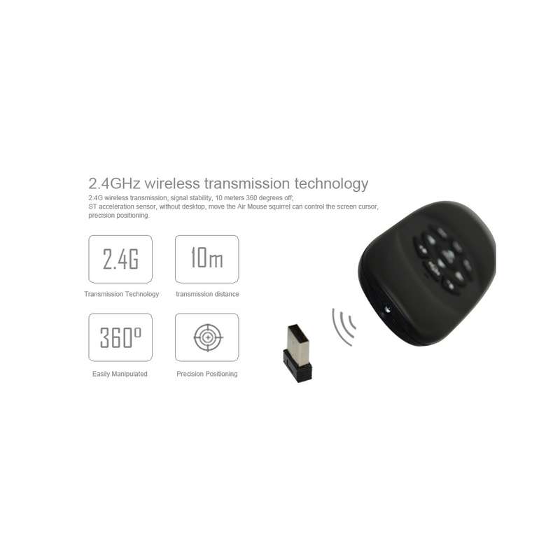 C120 2.4G Mini Keyboard Wireless Remote Mouse with 3-Gyro & 3-Gravity Sensor for PC / HTPC / IPTV /