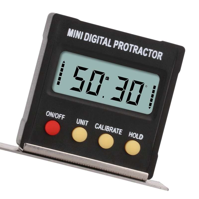 RZ2010 360 Degree Mini Digital Protractor Inclinometer Electronic Level Box Magnetic Base Measuring
