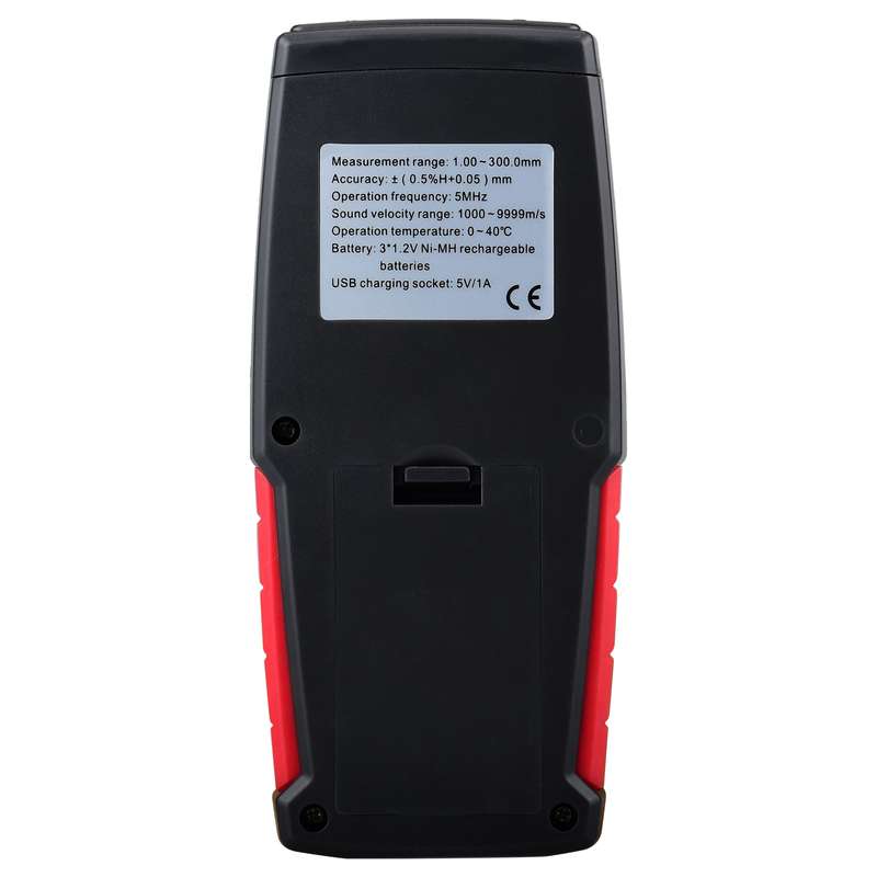 Wintact WT100A Digital Ultrasonic Thickness Gauge Meter Tester USB Charging Digital Thickness Metal
