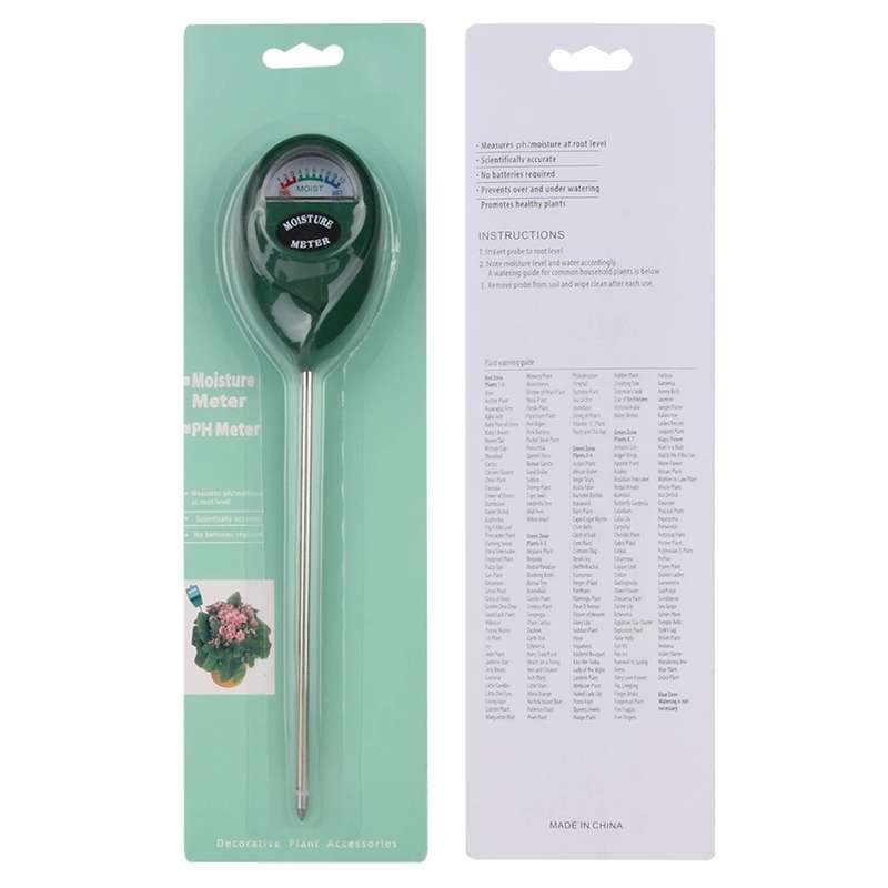 RZ100 Mini Soil PH Moisture Humidity Measuring PH Meter Soil Moisture Monitor Hygrometer Gardening P