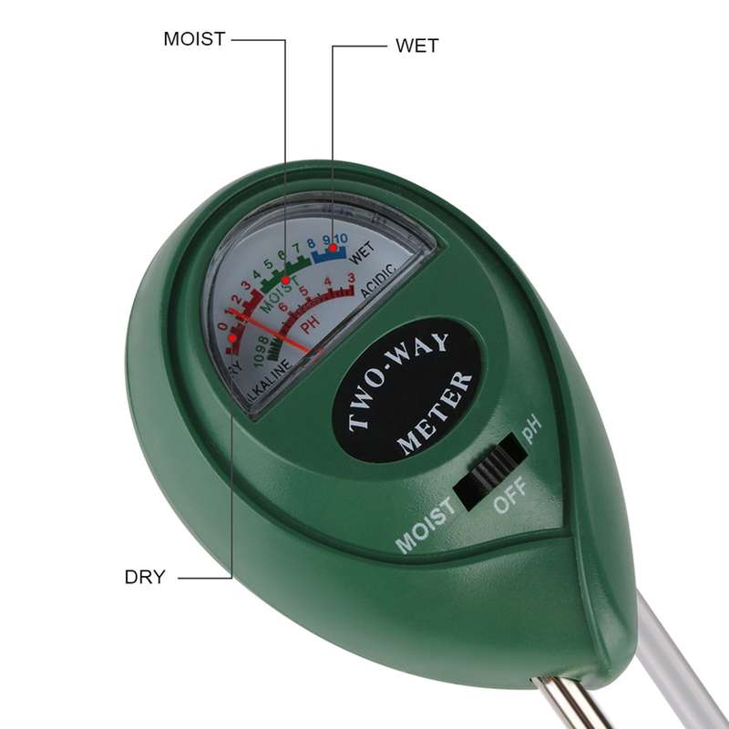 RZ103 Mini Soil PH Moisture Humidity Measuring PH Meter Soil Moisture Monitor Hygrometer Gardening P