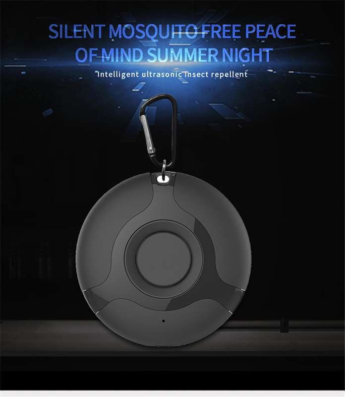 Ultrasonic Mosquito Repellent Electronics Cockroach Spider USB Charging Smart Mosquito Drive(Black)