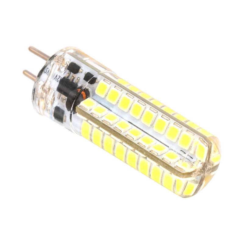GY6.35 5W SMD2835 72LEDs Dimmable Silicone Corn Bulb for Chandelier Crystal Lamp Lighting Accessorie
