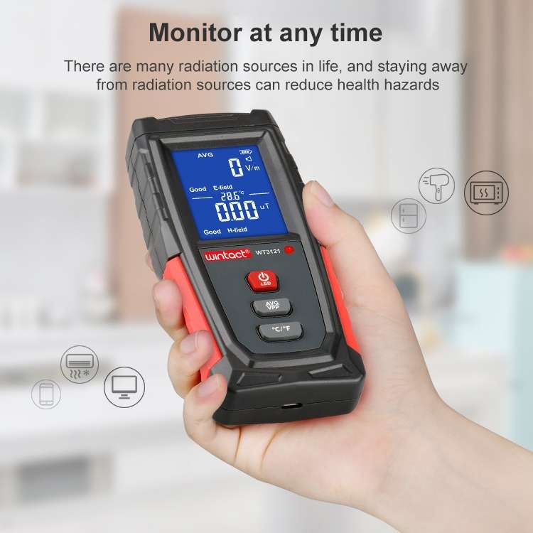 Wintact WT3121 Electromagnetic Radiation Tester Household Appliances Radiation Detector Electromagne