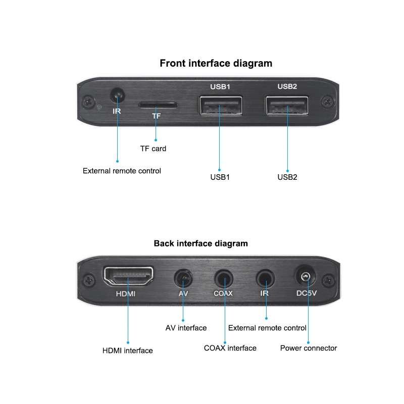 4K HD Player Single AD(US)
