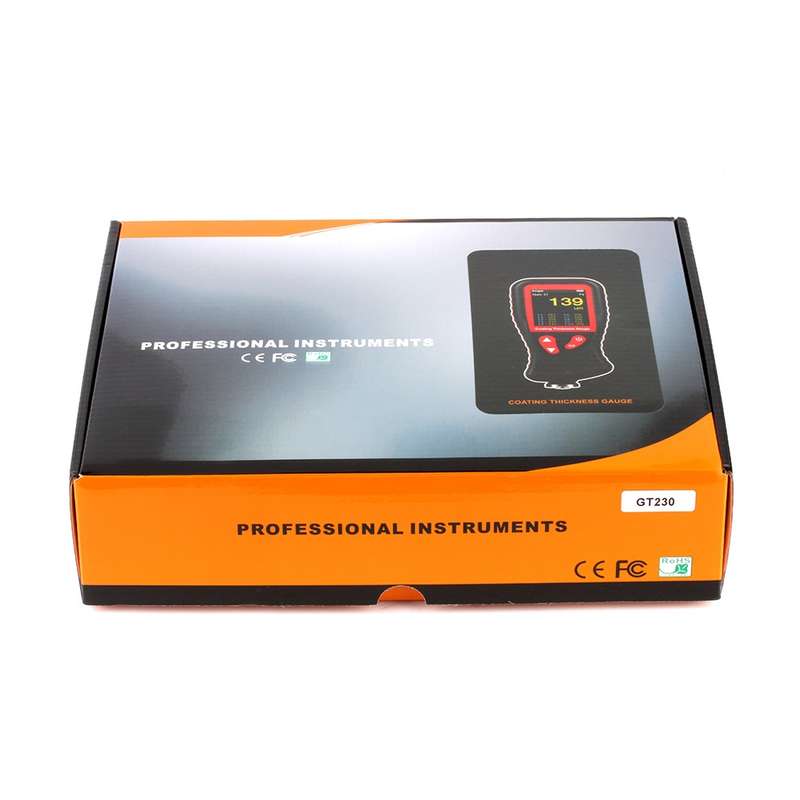 GT230 Thickness Gauges Paint Coating Thickness Gauge Car Film Digital Thickness Gauge Tester Recharg