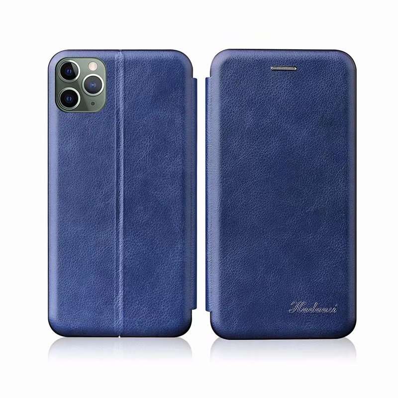 For iPhone 11 Integrated Electricity Pressing Retro Texture Magnetic TPU+PU Leather Case with Card S