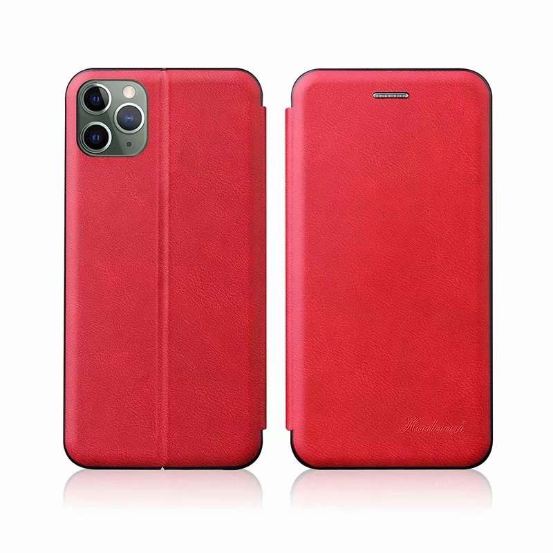 For iPhone 11 Integrated Electricity Pressing Retro Texture Magnetic TPU+PU Leather Case with Card S