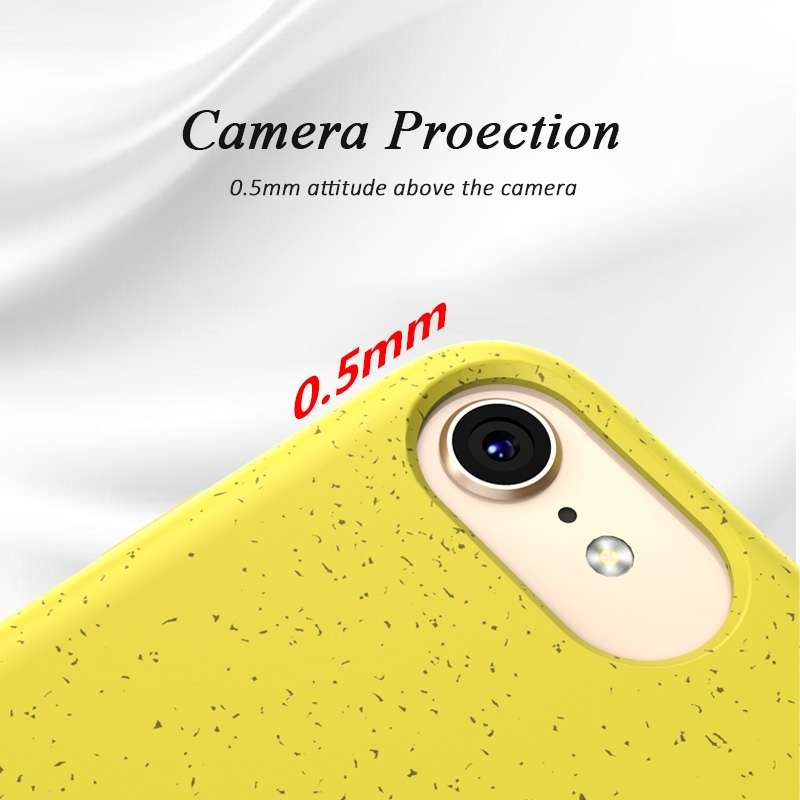 For iPhone7 & 8 Starry Series Shockproof Straw Material + TPU Protective Case(Black)