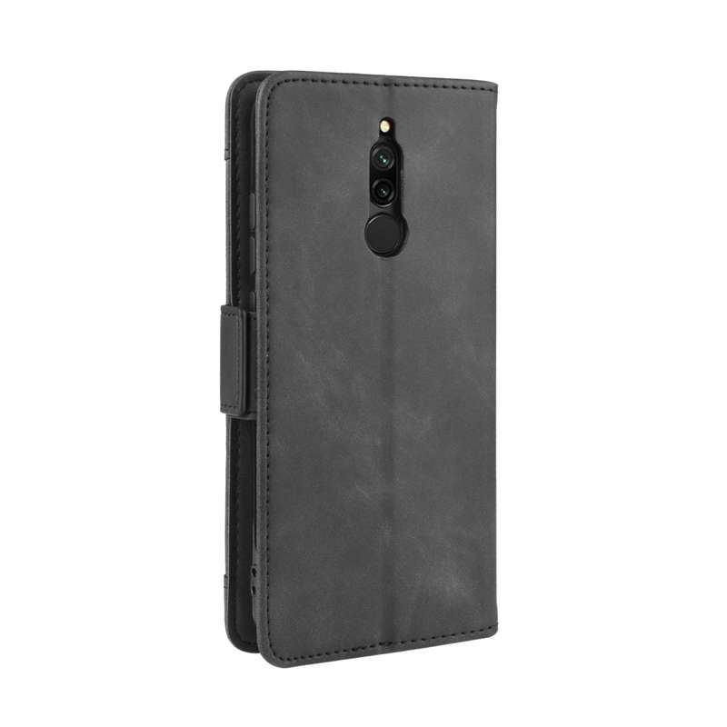 For Xiaomi Redmi 8 Wallet Style Skin Feel Calf Pattern Leather Case with Separate Card Slot(Blue)