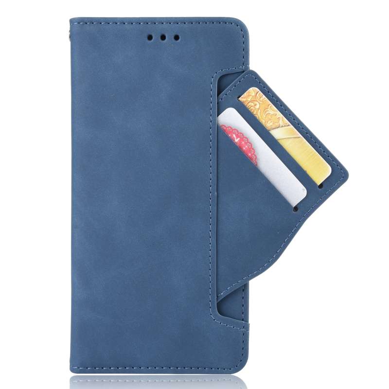 For Xiaomi Redmi 8 Wallet Style Skin Feel Calf Pattern Leather Case with Separate Card Slot(Blue)