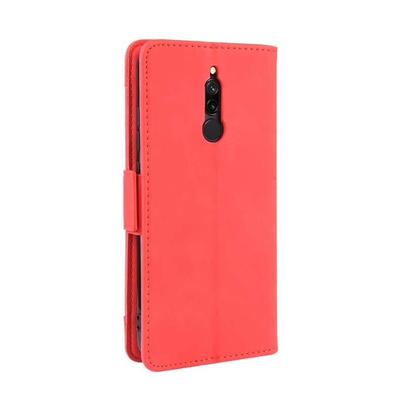 For Xiaomi Redmi 8 Wallet Style Skin Feel Calf Pattern Leather Case with Separate Card Slot(Blue)