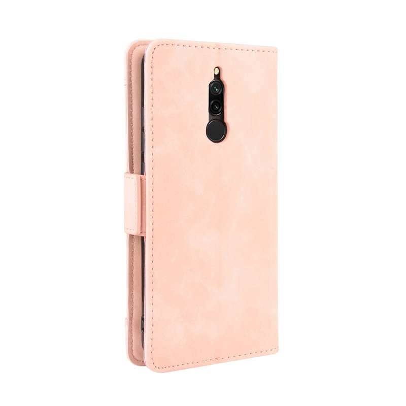 For Xiaomi Redmi 8 Wallet Style Skin Feel Calf Pattern Leather Case with Separate Card Slot(Blue)