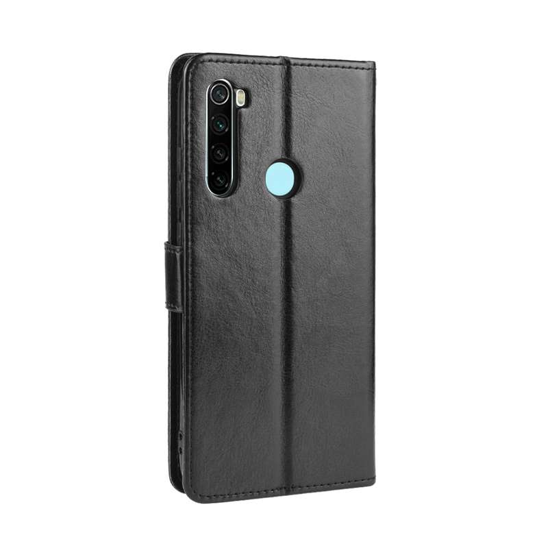 For Xiaomi Redmi Note 8T Retro Crazy Horse Texture Horizontal Flip Leather Case with Holder & Card S