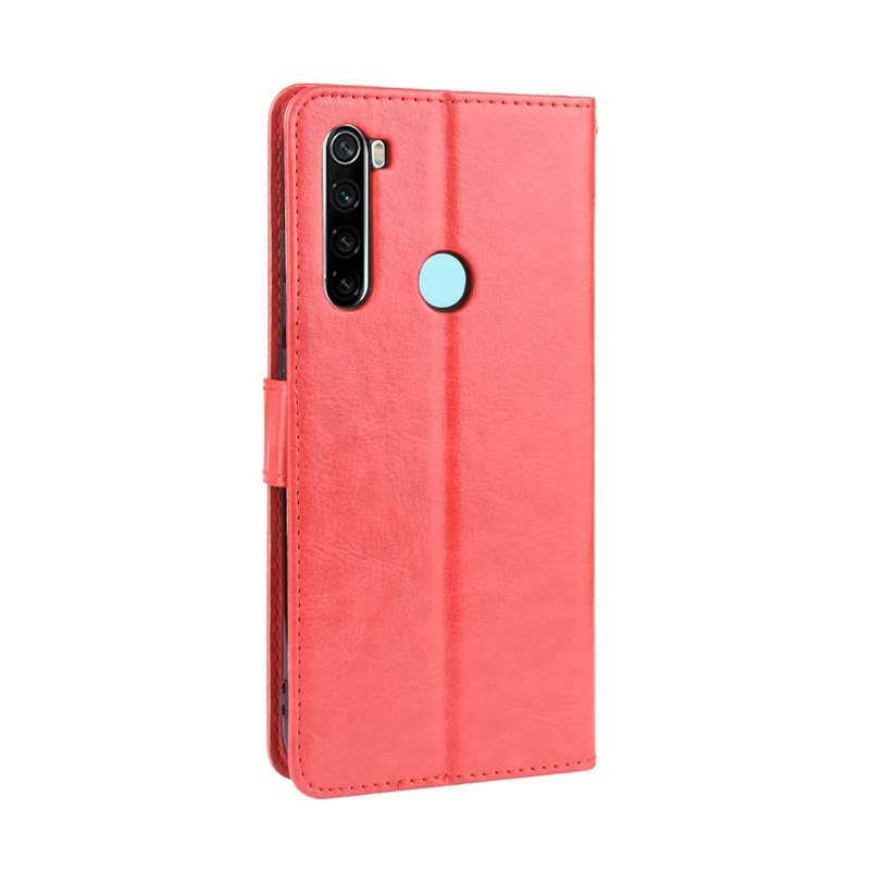 For Xiaomi Redmi Note 8T Retro Crazy Horse Texture Horizontal Flip Leather Case with Holder & Card S