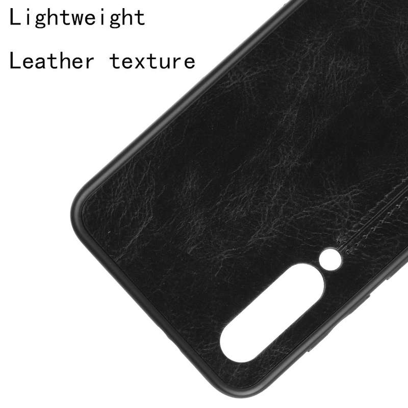 For Galaxy A6 Plus Shockproof Sewing Cow Pattern Skin PC + PU + TPU Case(Red)