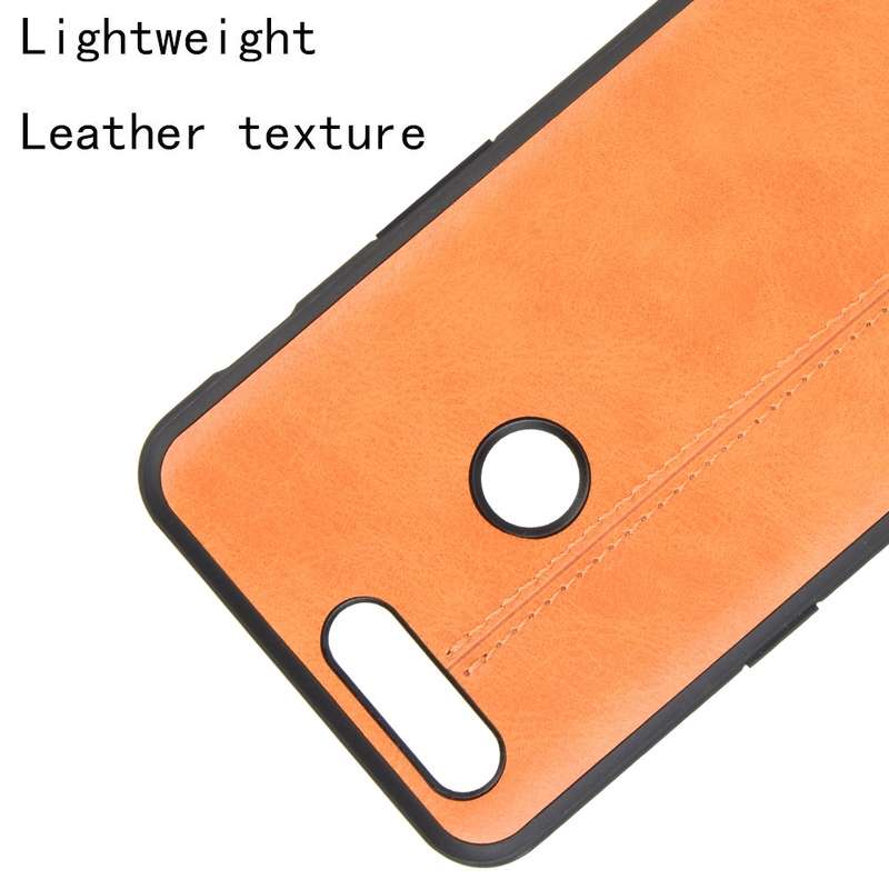For OnePlus 5T Shockproof Sewing Cow Pattern Skin PC + PU + TPU Case(Black)