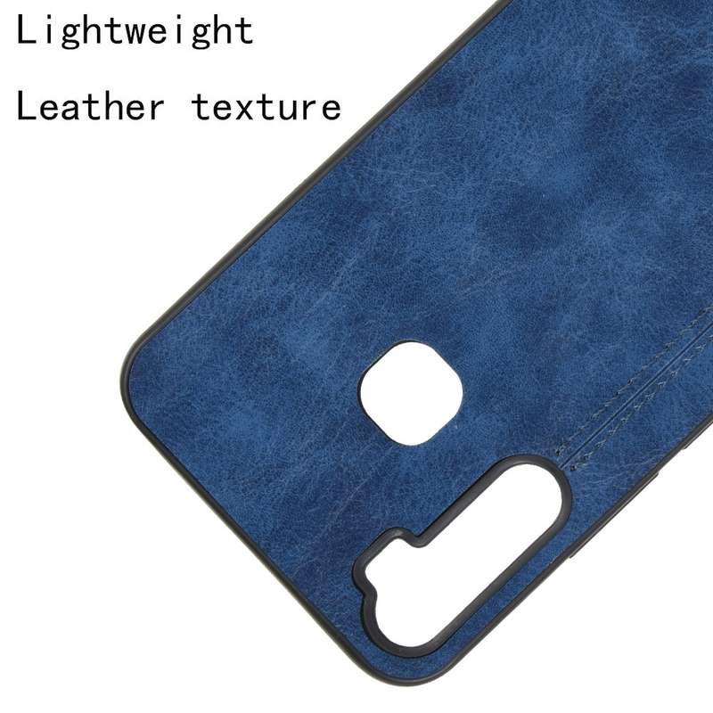 For OnePlus 5T Shockproof Sewing Cow Pattern Skin PC + PU + TPU Case(Black)
