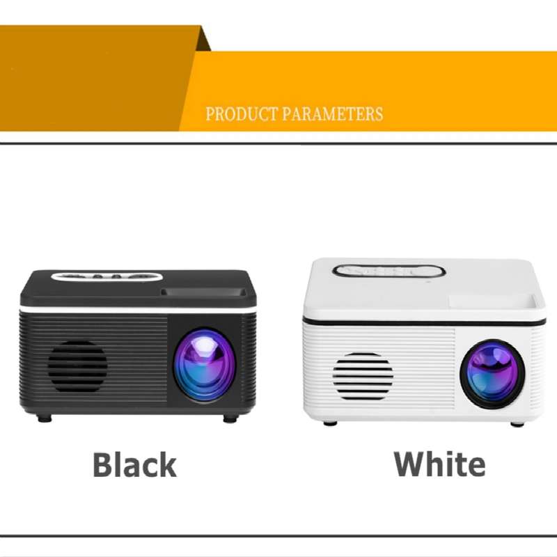 S361 80 lumens 320 x 240 Pixel Portable Mini Projector, Support 1080P, US Plug(White)