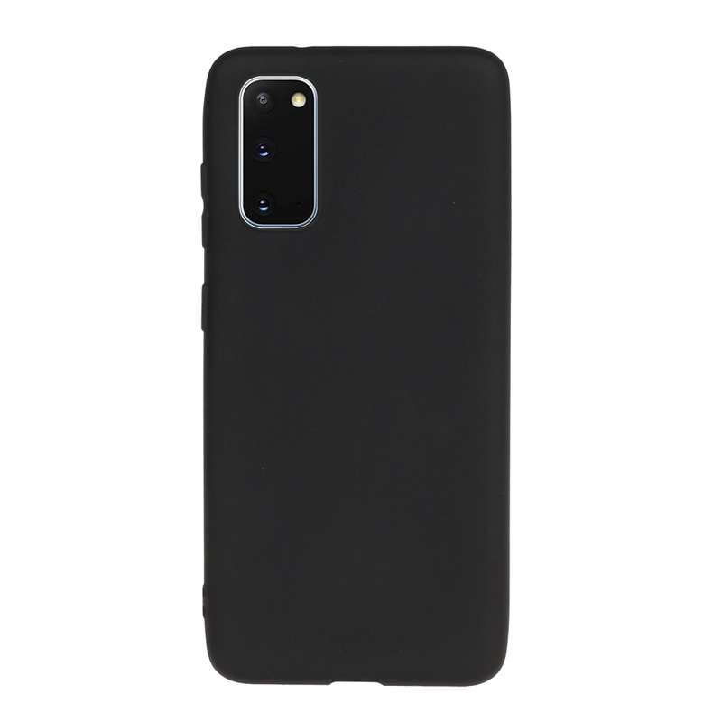 For Galaxy S20 Frosted Candy-Colored Ultra-thin TPU Phone Case(White)