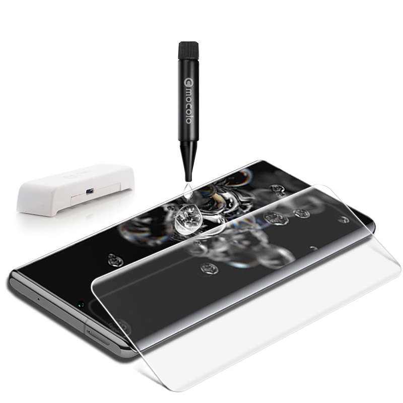 For Galaxy S20 Ultra/S20 Ultra 5G mocolo 9H 3D Full Screen UV Screen Film
