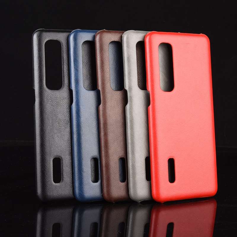 For Oppo Find X2 Pro Shockproof Litchi Texture PC + PU Case(Black)