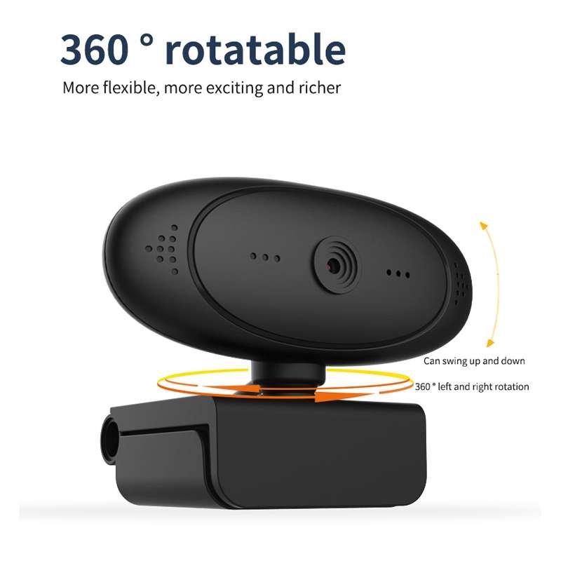 Full HD 1080P Webcam Built-in Microphone Smart Web Camera USB Streaming Live Camera With Noise Cance