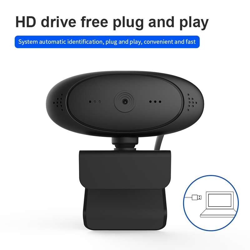 Full HD 1080P Webcam Built-in Microphone Smart Web Camera USB Streaming Live Camera With Noise Cance