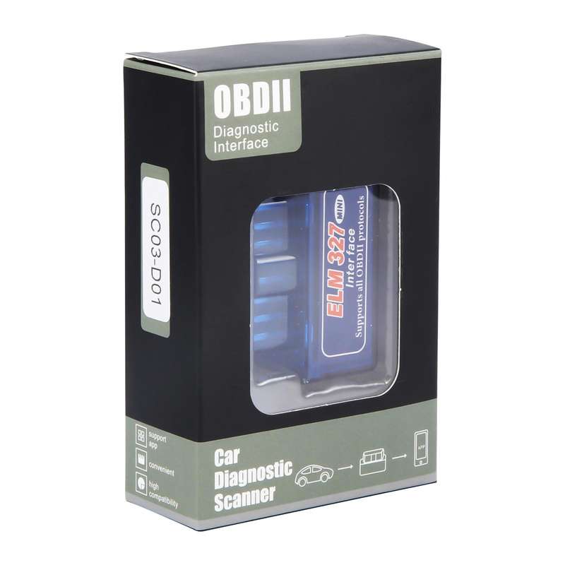 New OBD V2.1 mini ELM327 OBD2 Bluetooth Auto Scanner OBDII 2 Car ELM 327 Tester Diagnostic Tool for