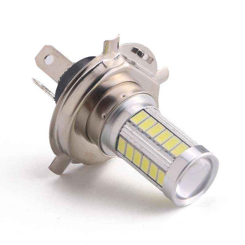H4 High Bright Dual Beam Hi/Lo 5630 33-LED SMD Car LED Fog Light Auto Styling Driving Lamp Pure Whit