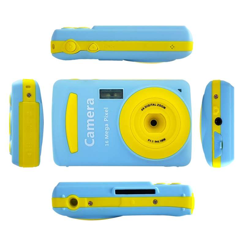 2.4 Inch 16MP 720P Mini LSR Cam Digital Camera for Kids Baby Cute Cartoon Multifunction Toy Camera C