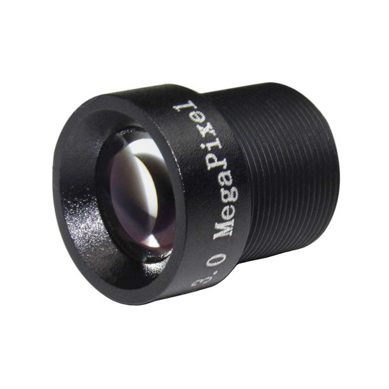 Weesee 3MP 12mm M12 26.2 Degree Horizontal Viewing Angle, F2.0 Fixed Lris IR Board CCTV Lens for HD